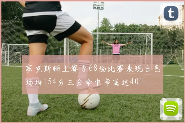 塞克斯顿上赛季68场比赛表现出色场均154分三分命中率高达401